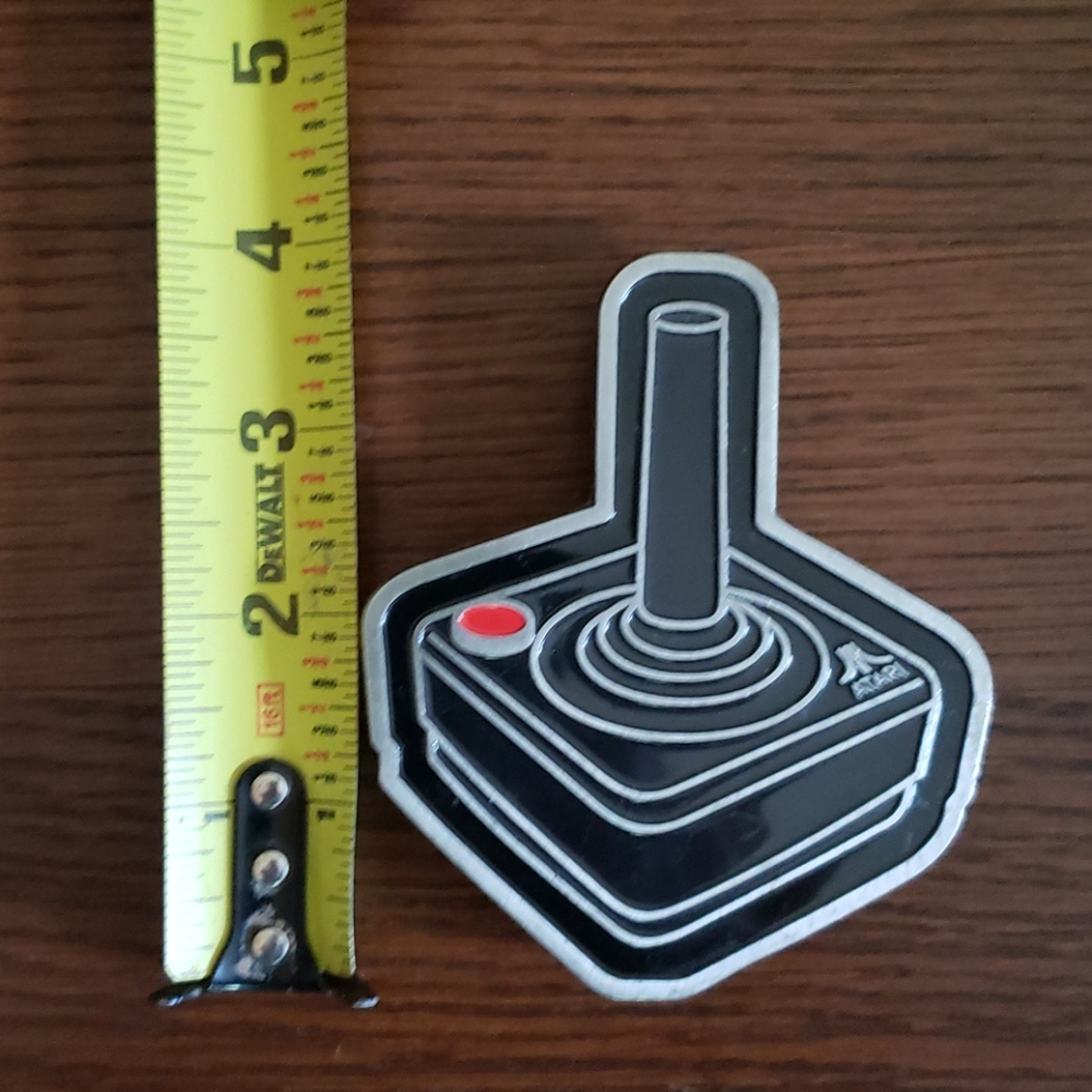 Belt Buckle, Atari Controller, Vintage - image 1